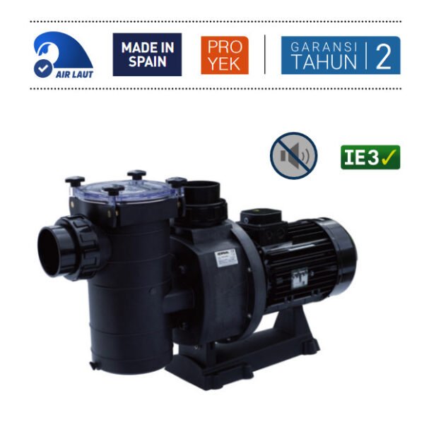 TERMURAH KRIPSOL POMPA KOLAM RENANG KAN 4" 1270 T2.IE3 12 PK