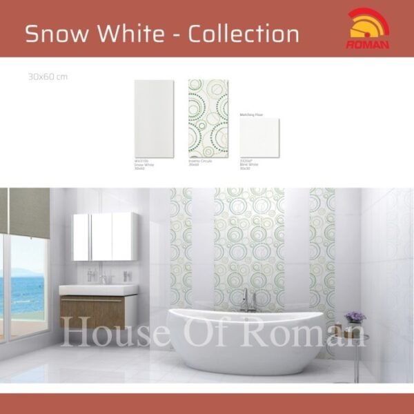 TERMURAH ROMAN KERAMIK 30 X 60 W63106 SNOW WHITE GOL B - Image 2