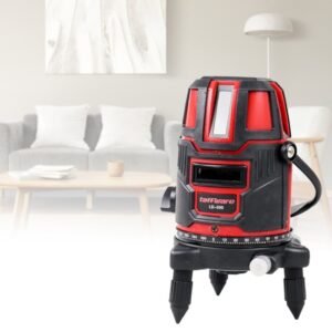 TERMURAH TAFFWARE SELF LEVELING 5 LINE LASER RED BEAM 4D LD-500