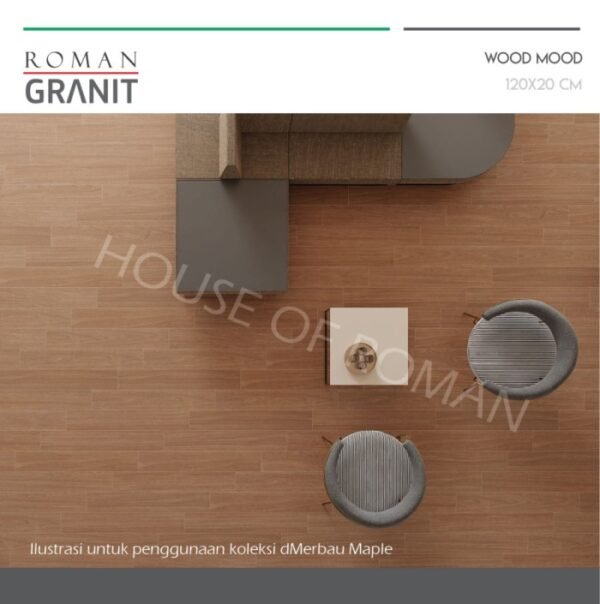 TERMURAH ROMAN GRANIT 120 X 20 GT1222214R DMERBAU MAPLE - Image 2