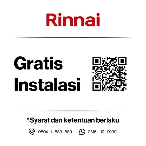 TERMURAH RINNAI PENGHISAP ASAP DAPUR RH-127B COOKER HOOD HITAM - Image 3
