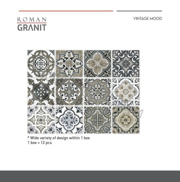 TERMURAH ROMAN GRANIT 30 X 30 GTA332708R DCOLONNA EMPEROR - Image 4
