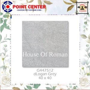TERMURAH ROMAN KERAMIK 40 X 40 G447512 DLOGAN GREY GOL A