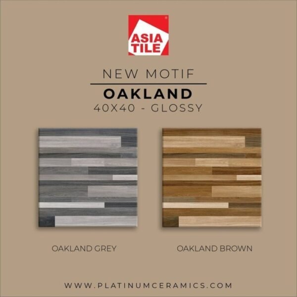 TERMURAH ASIA KERAMIK 40/40 OAKLAND GREY - Image 3