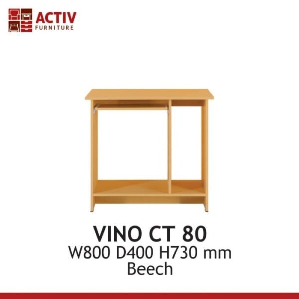 TERMURAH ACTIV FURNITURE VINO CT 80 X 73 MEJA KERJA DEKSTOP KOMPUTER - Image 2