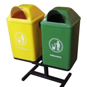 TERMURAH TEMPAT SAMPAH PERSEGI ORGANIK & NON ORGANIK TSK 305