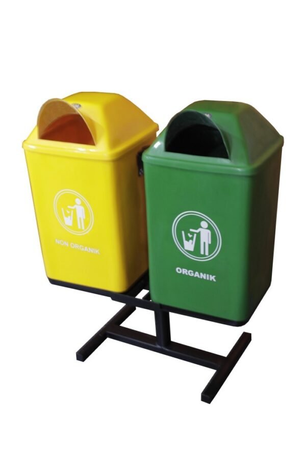 TERMURAH TEMPAT SAMPAH PERSEGI ORGANIK & NON ORGANIK TSK 305