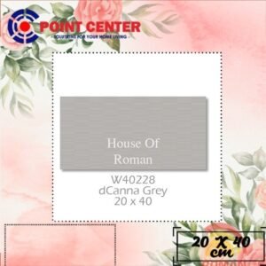 TERMURAH ROMAN KERAMIK 20 X 40 W40228 DCANNA GREY GOL C