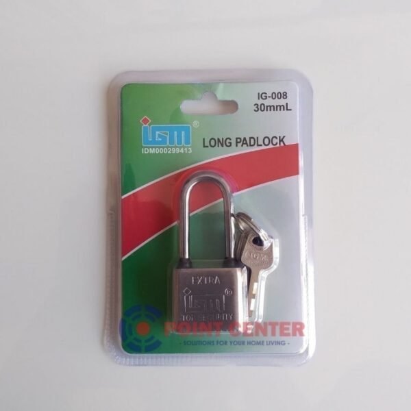 TERMURAH IGM IG 008 30L KUNCI GEMBOK BESI 30MM LEHER PANJANG - Image 2
