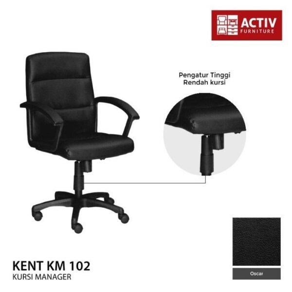 TERMURAH ACTIV FURNITURE KENT KM 102 KURSI MANAGER - Image 3