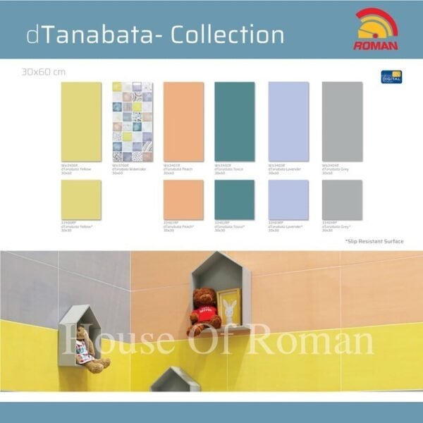 TERMURAH ROMAN KERAMIK 30 X 60R W63400R DTANABATA YELLOW GOL B - Image 3