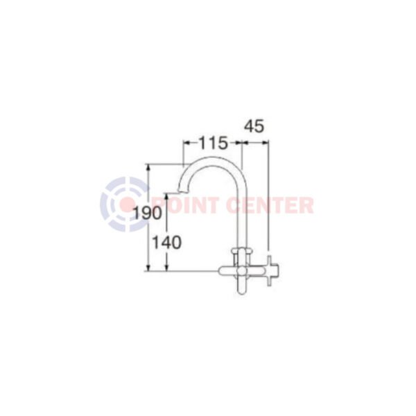 TERMURAH SAN EI A26JPR KRAN DAPUR / KRAN SINK / KRAN DAPUR - Image 2