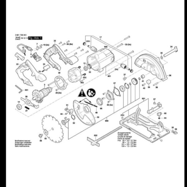 TERMURAH 1604010B9J BOSCH ARMATURE ROTOR ANKER GKS 140 / SPARE PART - Image 3
