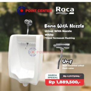 TERMURAH ROCA URINAL BANA MUSLIM / URINOIR PLUS FLUSH VALVE