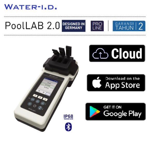 TERMURAH WATER-I.D. POOL02 POOLLAB 2.0 TES AIR DIGITAL KOLAM RENANG