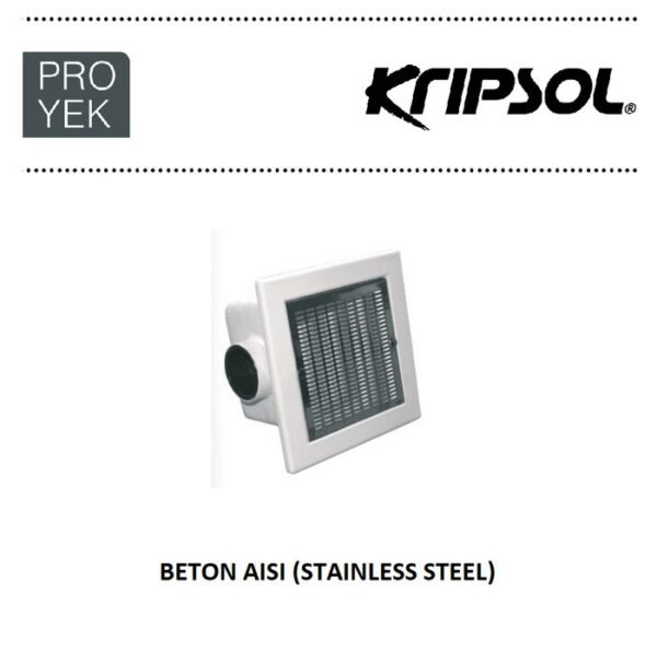 TERMURAH KRIPSOL MAINDRAIN SIG 202.B BETON AISI316 8INCH KOLAM RENANG