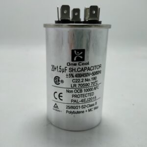 TERMURAH kapasitor AC 20+1.5 UF / Mikro Merk ONE COOL
