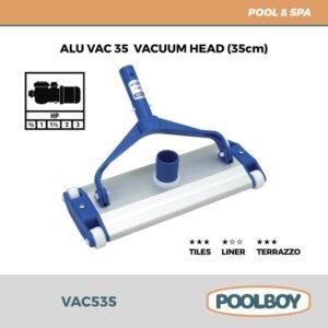 TERMURAH POOLBOY VAC535 VACUUM HEAD ALUMUNIUM 14" KEPALA VAKUM KOLAM