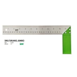 TERMURAH IGM IS-001 SIKU TUKANG JUMBO SIKU UKUR PENGGARIS L 12 INCH