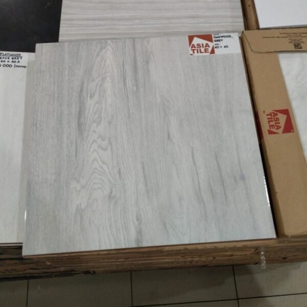 TERMURAH ASIA KERAMIK 40/40 OAKWOOD GREY - Image 3