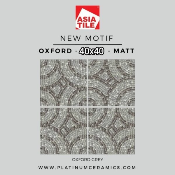 TERMURAH ASIA KERAMIK 40/40 OXFORD GREY - Image 2