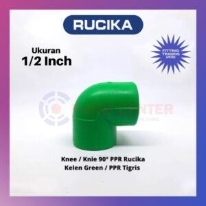 TERMURAH KNEE KNIE KENI L PPR 1/2" 1/2 INCH 20MM ELBOW RUCIKA TIGRIS