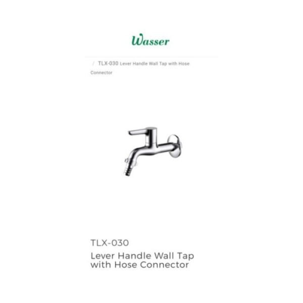 TERMURAH WASSER TLX030 Kran Tembok LEVER HANDLE NEPPLE SELANG - Image 3