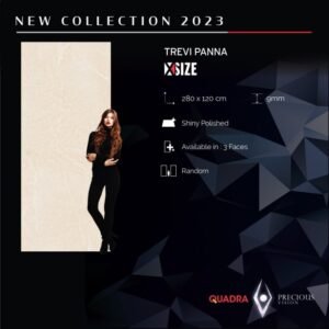 TERMURAH QUADRA GRANIT 280 x 120 BIG SIZE Trevi Panna