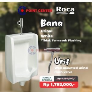 TERMURAH URINAL ROCA BANA STANDARD / URINOIR PLUS FLUSH VALVE