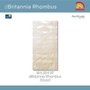 TERMURAH ROMAN KERAMIK 30 X 60 W63843R DBRITANNIA RHOMBUS GOL. C