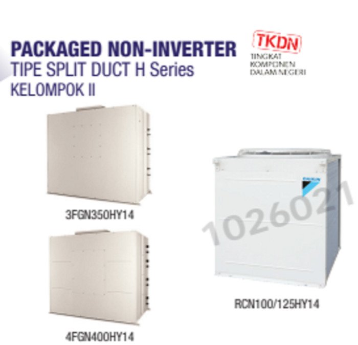 TERMURAH DAIKIN S4GN600V PACKAGED NON-INVERTER SPLIT DUCT H 66.7 PK