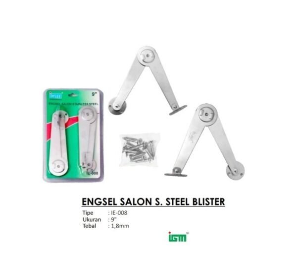 TERMURAH IGM IE 008 ENGSEL SALON/ENGSEL SIKUTAN WAYANG BLISTER 9"