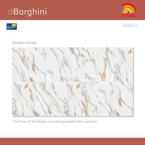 Termurah ROMAN KERAMIK dBorghini Dorada 30x60T W63618T - Image 5