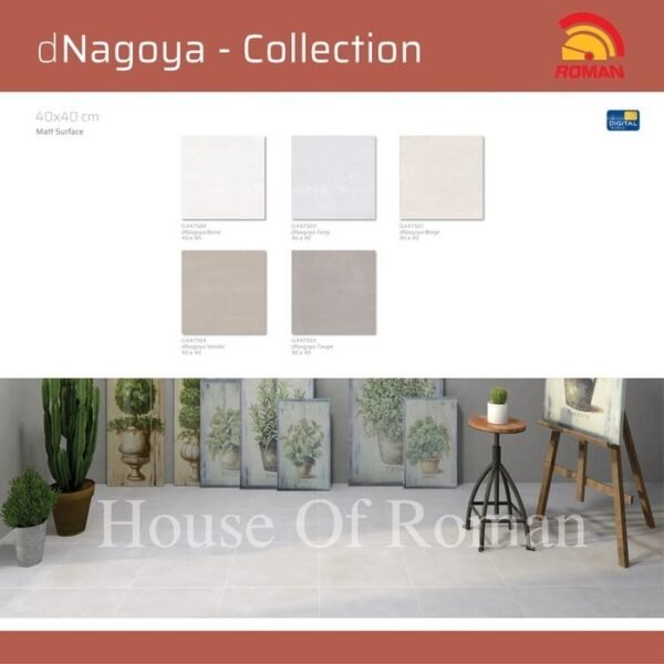 TERMURAH ROMAN KERAMIK 40 X 40 G447503 DNAGOYA TAUPE GOL A - Image 3
