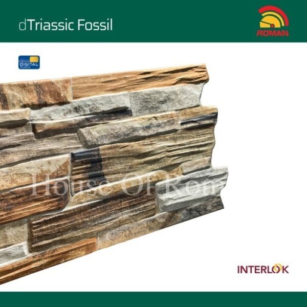 TERMURAH ROMAN INTERLOK 30 X 60 GL638060 DTRIASSIC FOSSIL GOL AS - Image 5