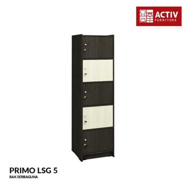 TERMURAH ACTIV FURNITURE PRIMO LSG 5 LEMARI RAK BUKU 5 SUSUN 40 X 150 - Image 2