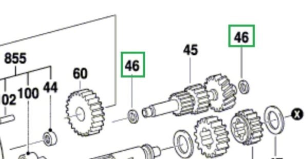 TERMURAH BOSCH ARMATURE GRW 11 E / SHIM SPARE PART BOSCH