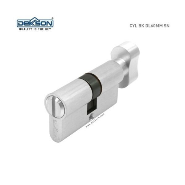 TERMURAH DEKKSON CYL BK DL60MM SN Cylinder Kunci Pintu Silinder - Image 2