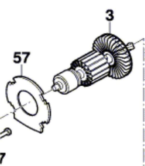 TERMURAH 2610016833 BOSCH ARMATURE GTS 10 XC / SPARE PART BOSCH - Image 3
