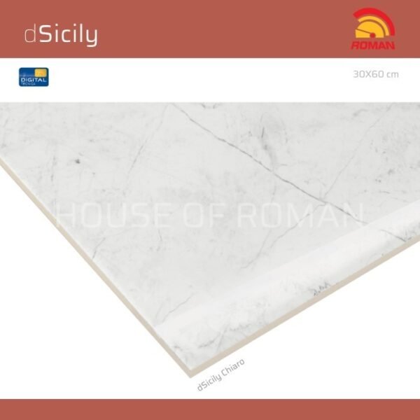 Termurah ROMAN KERAMIK dSicily Chiaro 30x60T W63628T - Image 3