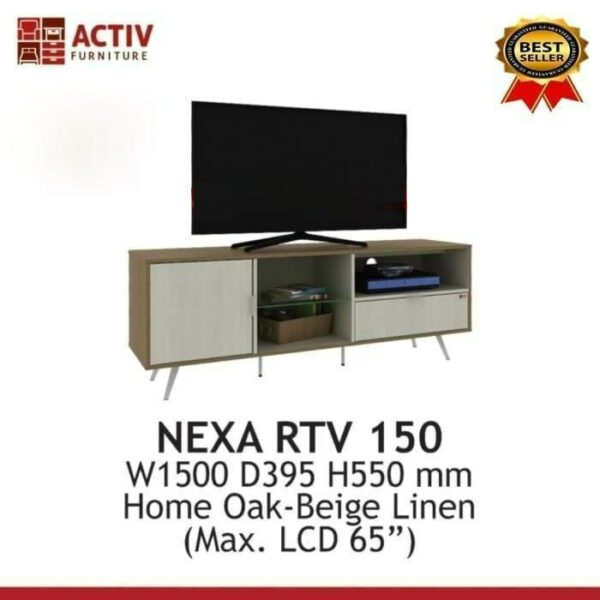 TERMURAH ACTIV FURNITURE NEXA RTV 150 RAK MEJA TV BUFFET MODERN