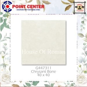 TERMURAH ROMAN KERAMIK 40 X 40 G447311 CHRYSANT BONE GOL B