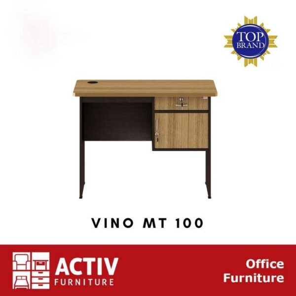 TERMURAH ACTIV FURNITURE VINO MT 100 X 75 CM MEJA TULIS SETENGAH BIRO - Image 2