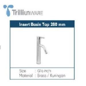 TERMURAH TRILLIUN KRAN AIR WASTAFEL CUCI TANGAN TANAM INSERT TAP 280MM