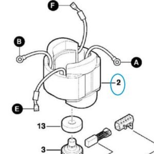 TERMURAH BOSCH FIELD STATOR GSS 2300 (1 619 PA7 627 )/ SPARE PART