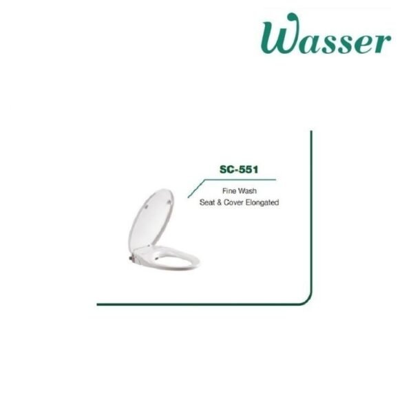 TERMURAH WASSER Tutup Kloset Duduk SC 551 ELONGATED