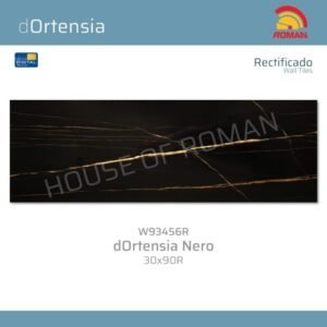 TERMURAH ROMAN KERAMIK 30 x 90R W93456R dORTENSIA NERO