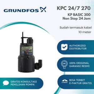 TERMURAH POMPA CELUP NON STOP GRUNDFOS KPC 24/7 270