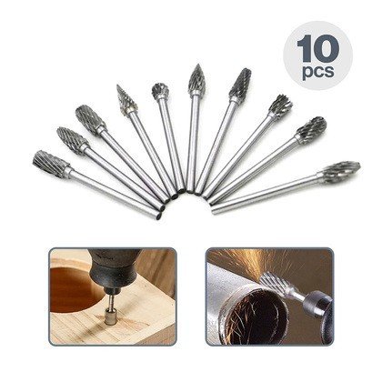 TERMURAH TAFFWARE JIGONG MATA BOR 1/8 INCH 10 PCS JG8