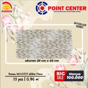 TERMURAH ROMAN KERAMIK 20 X 40 WL40223 dellise stone